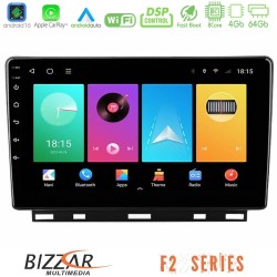 Bizzar F2 Series 8Core Android16 4+64GB  Renault Clio 5 2020-2024 Navigation Multimedia Tablet 9"