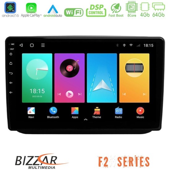 Bizzar F2 Series 8Core Android16 4+64GB Skoda Fabia 2007-2014 Navigation Multimedia Tablet 10" Bizzar F2 Series 8Core Android16 4+64GB Skoda Fabia 2007-2014 Navigation Multimedia Tablet 10"