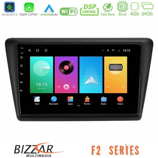 Bizzar F2 Series 8Core Android16 4+64GB Skoda Rapid 2013-2017 Navigation Multimedia Tablet 9" Bizzar F2 Series 8Core Android16 4+64GB Skoda Rapid 2013-2017 Navigation Multimedia Tablet 9"