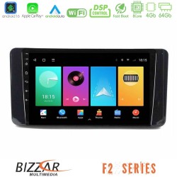 Bizzar F2 Series 8Core Android16 4+64GB  Skoda Kamiq 2019-2022 Navigation Multimedia Tablet 9"