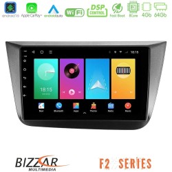 Bizzar F2 Series 8Core Android16 4+64GB  Seat Altea 2004-2015 Navigation Multimedia Tablet 9"