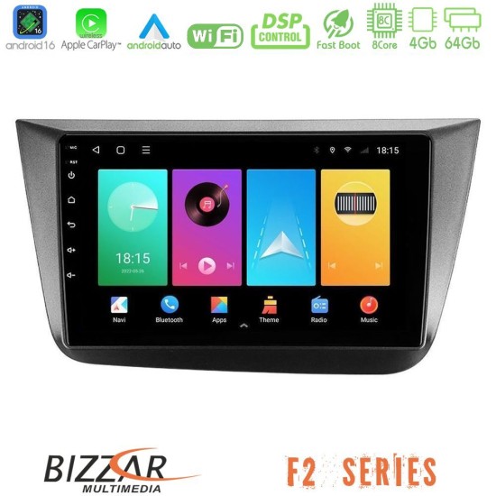 Bizzar F2 Series 8Core Android16 4+64GB Seat Altea 2004-2015 Navigation Multimedia Tablet 9" Bizzar F2 Series 8Core Android16 4+64GB Seat Altea 2004-2015 Navigation Multimedia Tablet 9"