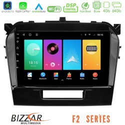 Bizzar F2 Series 8Core Android16 4+64GB  Suzuki Vitara 2015-2021 Navigation Multimedia Tablet 9"