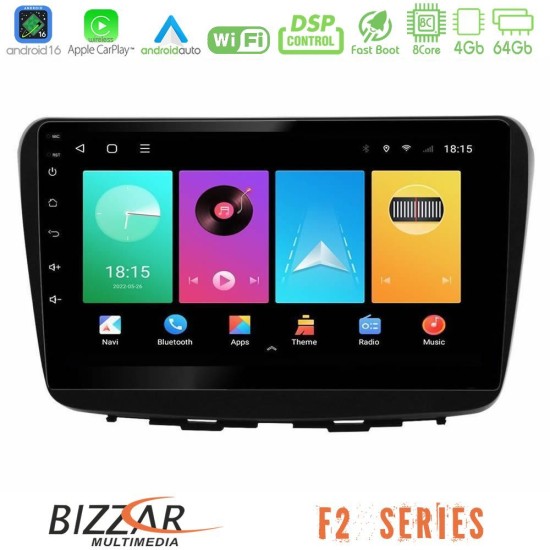 Bizzar F2 Series 8Core Android16 4+64GB Suzuki Baleno 2016-2021 Navigation Multimedia Tablet 9" Bizzar F2 Series 8Core Android16 4+64GB Suzuki Baleno 2016-2021 Navigation Multimedia Tablet 9"