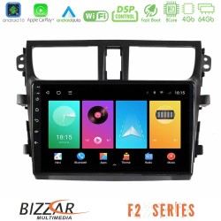 Bizzar F2 Series 8Core Android16 4+64GB  Suzuki Celerio 2014-2020 Navigation Multimedia Tablet 9"