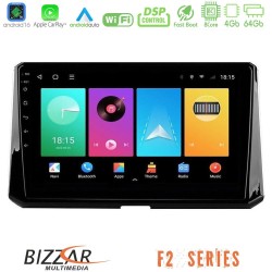 Bizzar F2 Series 8Core Android16 4+64GB Toyota Corolla 2019-2022 Navigation Multimedia Tablet 10" Bizzar F2 Series 8Core Android16 4+64GB Toyota Corolla 2019-2022 Navigation Multimedia Tablet 10"