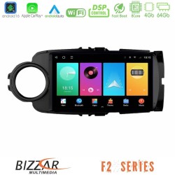 Bizzar F2 Series 8Core Android16 4+64GB Toyota Yaris Navigation Multimedia Tablet 9" (Μαύρο Χρώμα) Bizzar F2 Series 8Core Android16 4+64GB Toyota Yaris Navigation Multimedia Tablet 9" (Μαύρο Χρώμα)