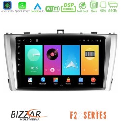 Bizzar F2 Series 8Core Android16 4+64GB  Toyota Avensis T27 Navigation Multimedia Tablet 9"