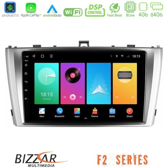 Bizzar F2 Series 8Core Android16 4+64GB Toyota Avensis T27 Navigation Multimedia Tablet 9" Bizzar F2 Series 8Core Android16 4+64GB Toyota Avensis T27 Navigation Multimedia Tablet 9"