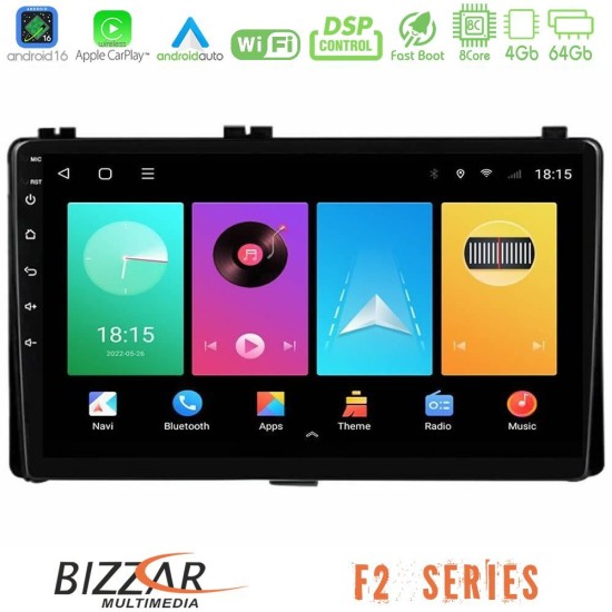 Bizzar F2 Series 8Core Android16 4+64GB Toyota Corolla/Auris 2017-2019 Navigat-ion Multimedia Tablet 9" Bizzar F2 Series 8Core Android16 4+64GB Toyota Corolla/Auris 2017-2019 Navigat-ion Multimedia Tablet 9"