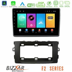 Bizzar F2 Series 8Core Android16 4+64GB  Toyota Auris 2013-2016 Navigation Multimedia Tablet 10"