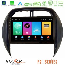 Bizzar F2 Series 8Core Android16 4+64GB Toyota RAV4 2001-2005 (Auto A/C) Navigation Multimedia Tablet 9" Bizzar F2 Series 8Core Android16 4+64GB Toyota RAV4 2001-2005 (Auto A/C) Navigation Multimedia Tablet 9"