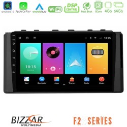 Bizzar F2 Series 8Core Android16 4+64GB Subaru BRZ / Toyota GR86 2022-> Navigation Multimedia Tablet 9"