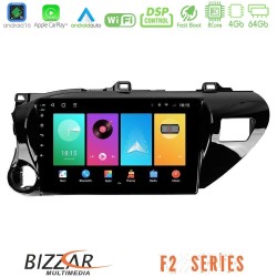 Bizzar F2 Series 8Core Android16 4+64GB Toyota Hilux 2017-2021 Navigation Multimedia Tablet 10" Bizzar F2 Series 8Core Android16 4+64GB Toyota Hilux 2017-2021 Navigation Multimedia Tablet 10"
