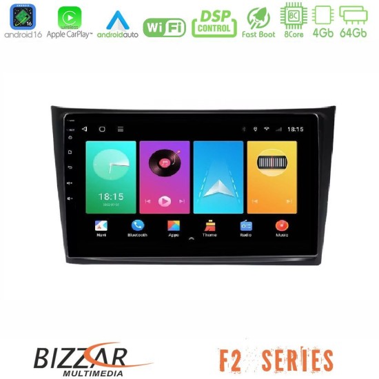 Bizzar F2 Series 8Core Android16 4+64GB Volvo XC90 2006-2014 Navigation Multimedia Tablet 10″