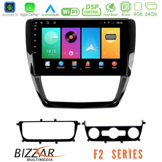 Bizzar F2 Series 8Core Android16 4+64GB  VW Jetta Navigation Multimedia Tablet 10"