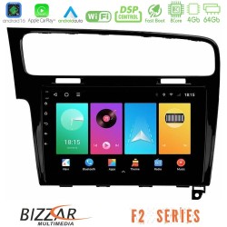 Bizzar F2 Series 8Core Android16 4+64GB  VW GOLF 7 Navigation Multimedia Tablet 10"