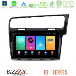 Bizzar F2 Series 8Core Android16 4+64GB  VW GOLF 7 RHD Navigation Multimedia Tablet 10"