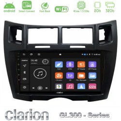Clarion GL300 Series 4Core Android ClarionOS 2+32GB Toyota Yaris Navigation Multimedia Tablet 9" (Μαύρο Χρώμα) Με Carplay & Android Auto Clarion GL300 Series 4Core Android ClarionOS 2+32GB Toyota Yaris Navigation Multimedia Tablet 9" (Μαύρο Χρώμα) Με Carplay & Android Auto