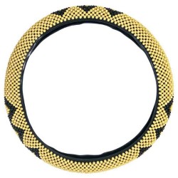 Κάλυμμα Τιμονιού Αυτοκινήτου Ξύλινο Με Μπίλιες Καφέ Medium 38cm Κάλυμμα Τιμονιού Αυτοκινήτου Ξύλινο Με Μπίλιες Καφέ Medium 38cm