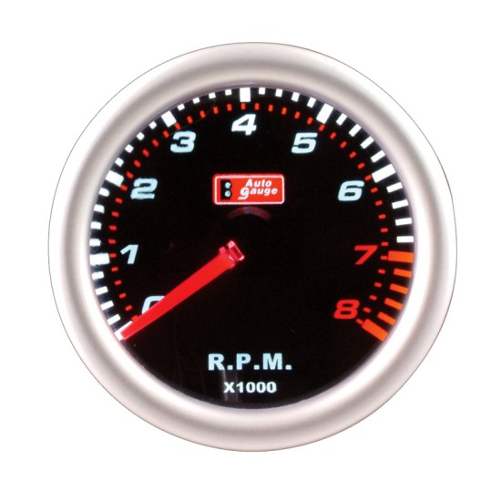 Στροφόμετρο R.P.M. Auto Gauge Μαύρο 52mm 270 Μοίρες