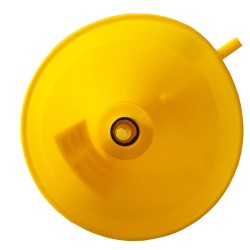 Χωνί Διπλό Πλαστικό Κίτρινο Χωνί Διπλό Πλαστικό Κίτρινο