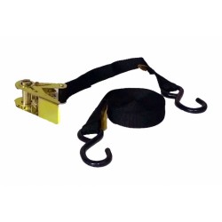 Ιμάντας Πρόσδεσης Με Καστάνια Και Γάντζους 2.5cm x 5 Μέτρα 1 Τεμάχιο