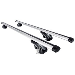 Μπάρες Οροφής Αλουμινίου Rackit Universal 120cm Railing System Σετ Με Πόδια Και Κλειδαριά Ασημί 2 Τεμάχια Μπάρες Οροφής Αλουμινίου Rackit Universal 120cm Railing System Σετ Με Πόδια Και Κλειδαριά Ασημί 2 Τεμάχια