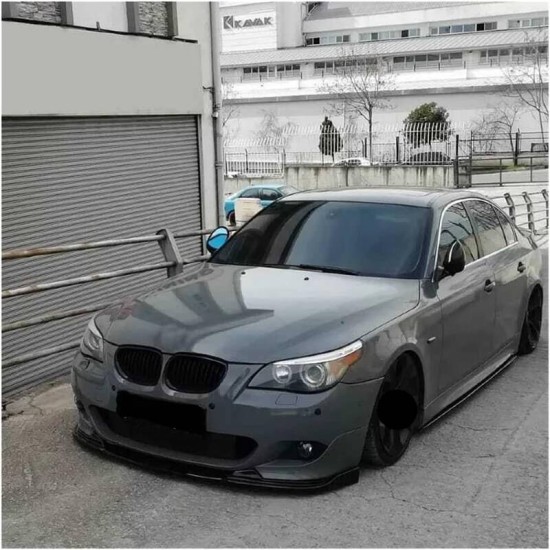 Μπροστινό Spoiler Για Bmw 5 E60 2003-2011 Hamman Look Γυαλιστερό Μαύρο Από Abs Πλαστικό 1 Τεμάχιο