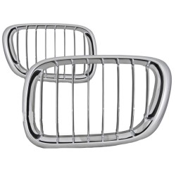 Καρδιές Μάσκας Για Bmw X5 E53 99-03 Χρωμίου 2 Τεμάχια