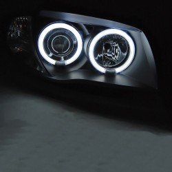 Μπροστινά Φανάρια Set Για Bmw 1 E87/E88/E81/E82 04-11 ccfl Angel Eyes Μαύρα Sonar Μπροστινά Φανάρια Set Για Bmw 1 E87/E88/E81/E82 04-11 ccfl Angel Eyes Μαύρα Sonar