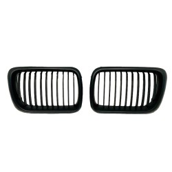 Καρδιές Μάσκας Για Bmw 3 E36 96-99 Μαύρο Ματ Με 11 Γραμμές 2 Τεμάχια Καρδιές Μάσκας Για Bmw 3 E36 96-99 Μαύρο Ματ Με 11 Γραμμές 2 Τεμάχια