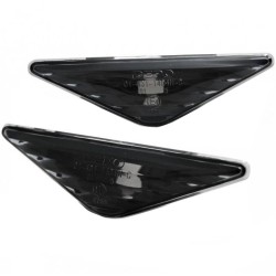 Πλαϊνά Φλας Φτερού Για Ford Focus 98-04 / Mondeo 00-07 Black/Crystal 2 Τεμάχια