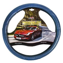 Κάλυμμα Τιμονιού Αυτοκινήτου Δερματίνη Με Γαζιά Μπλε Medium 38cm Κάλυμμα Τιμονιού Αυτοκινήτου Δερματίνη Με Γαζιά Μπλε Medium 38cm