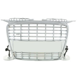 Μάσκα Για Audi A3 8P 05-08 S3 Look Χρώμιο Με Κάθετες Γραμμές 1 Τεμάχιο