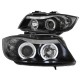 Μπροστινά Φανάρια Set Για Bmw 3 E90 / E91 05-08 Angel Eyes Μαύρα H7/H1 Sonar