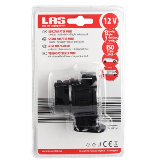 Αντάπτορας Μπρίζας Κοτσαδόρου 12 Volt Από 13 Σε 7 Pin EAL 10007