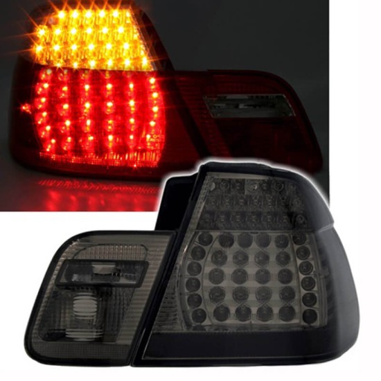 Πισινά Φανάρια Set Για Bmw 3 E46 Sedan 98-01 Led Smoke Eagle Eyes