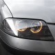 Μπροστινά Φανάρια Set Για Vw Passat 3BG 00-05 Angel Eyes Μαύρα H7/H7 Depo