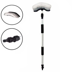 Βούρτσα Πλυσίματος 22cm Με Τηλεσκοπικό Κοντάρι 100-160cm Αλουμινίου Βούρτσα Πλυσίματος 22cm Με Τηλεσκοπικό Κοντάρι 100-160cm Αλουμινίου