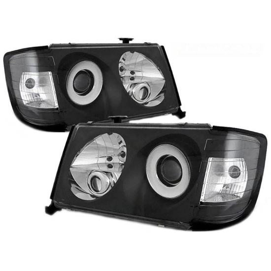 Μπροστινά Φανάρια Set Για Mercedes-Benz E-Class W124 93-95 Projectors Μαύρα H1/H1/H3 Manual  Sonar