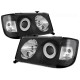 Μπροστινά Φανάρια Set Για Mercedes-Benz E-Class W124 93-95 Projectors Μαύρα H1/H1/H3 Manual  Sonar