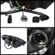 Μπροστινά Φανάρια Set Για Mercedes-Benz SLK R171 04-11 DRL Μαύρα H7/H1 Με Μοτέρ Sonar