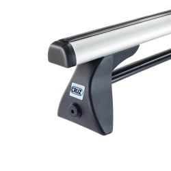 Μπάρες Οροφής Αλουμινίου CRUZ Alu Cargo 924-506 Σετ Με Πόδια Για Ford Ranger 11+ Ασημί 2 Τεμάχια