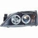 Μπροστινά Φανάρια Set Για Ford Mondeo 00-07 Angel Eyes & Led Μαύρα H1/H1 With Motor JunYan