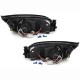 Μπροστινά Φανάρια Set Για Ford Mondeo 00-07 Angel Eyes & Led Μαύρα H1/H1 With Motor JunYan