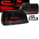Πισινά Φανάρια Set Για Bmw 3 E36 Coupe/Cabrio 90-99 Led Bar Μαύρα/Φιμέ Reliable Auto Parts