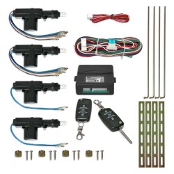 Κεντρικό Κλείδωμα Αυτοκινήτου Με 4 Μοτέρ Universal Wireless Με 2 Κοντρόλ /Αναδιπλούμενα  Κλειδιά Κεντρικό Κλείδωμα Αυτοκινήτου Με 4 Μοτέρ Universal Wireless Με 2 Κοντρόλ /Αναδιπλούμενα  Κλειδιά