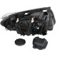 Μπροστινά Φανάρια Set Για Bmw X1 E84 09-12 Led Angel Eyes Μαύρα H7/H7 Με Μοτέρ Depo