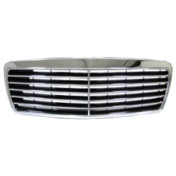 Μάσκα Για Mercedes-Benz E-Class W210 95-99 Avantgarde Χρώμιο/Μαύρο 1 Τεμάχιο